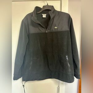 Lacoste Men's Long Sleeve 1/4 Zip Cotton Sweatshirt Crocodile Size Fr 8 3XL
